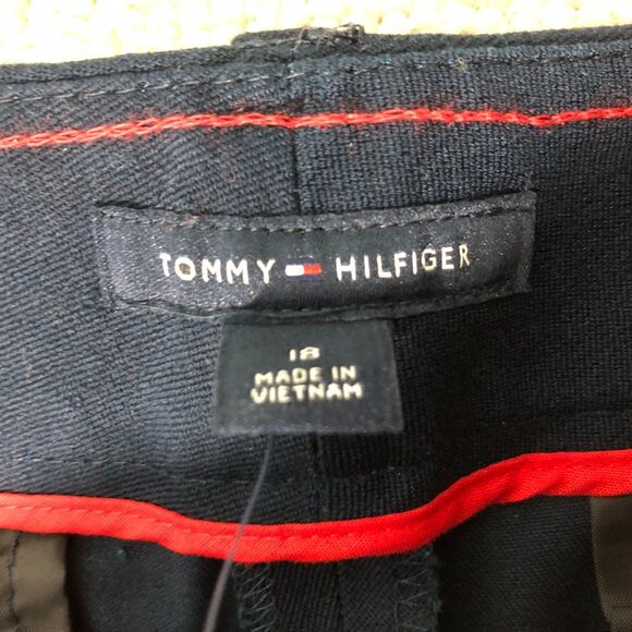 NEW Tommy Hilfiger Riley Chino Pants Womens Navy Blue Size 18 Stretch Skinny - Picture 4 of 10